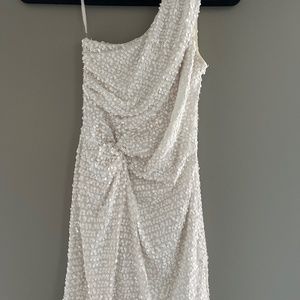 White Sequin Dress